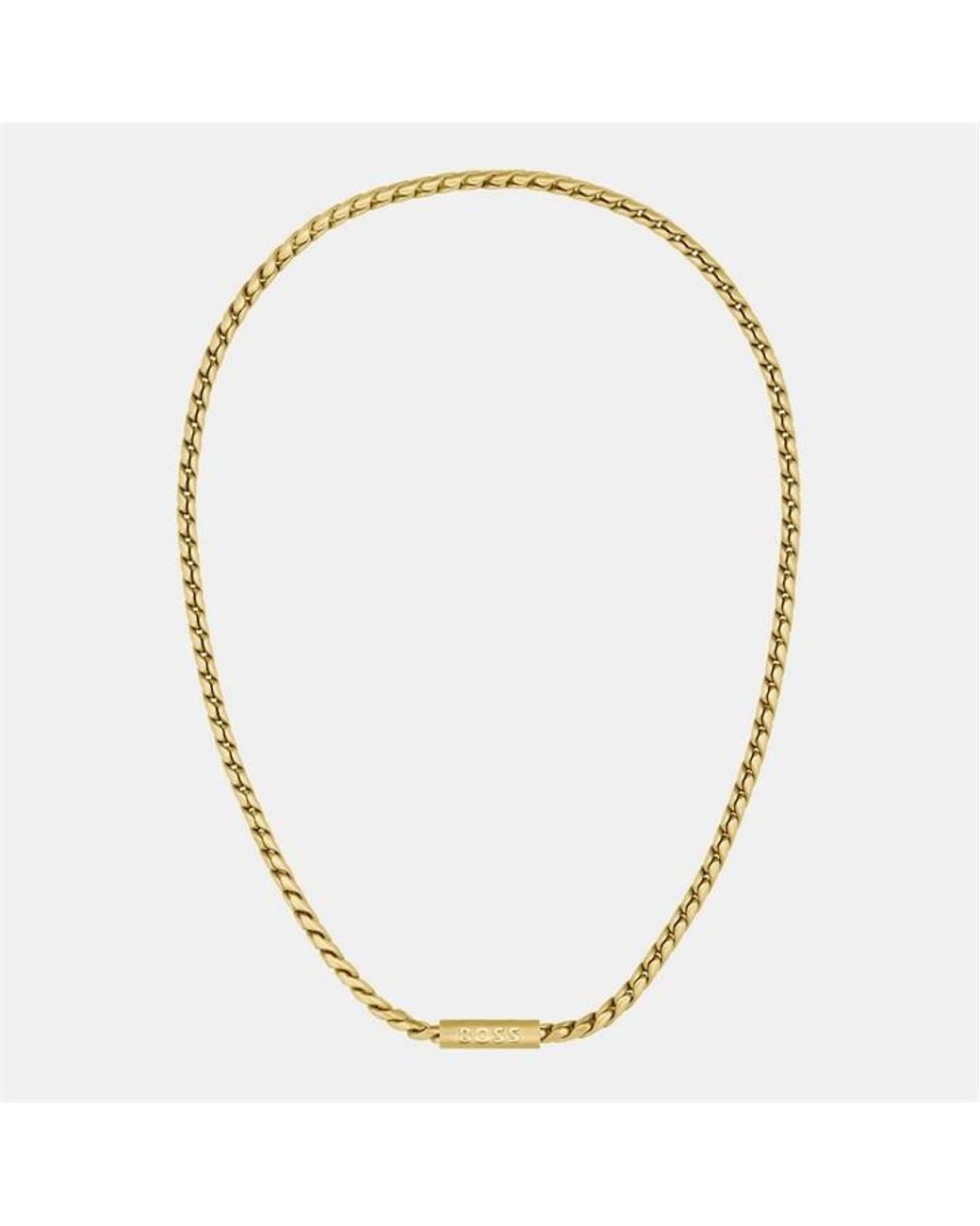 Boss Metallic Doran Light Ip Necklace for men