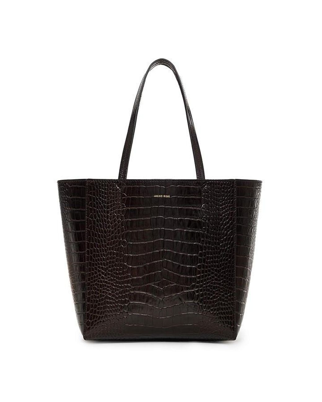 Anine Bing Black Small Elly Tote