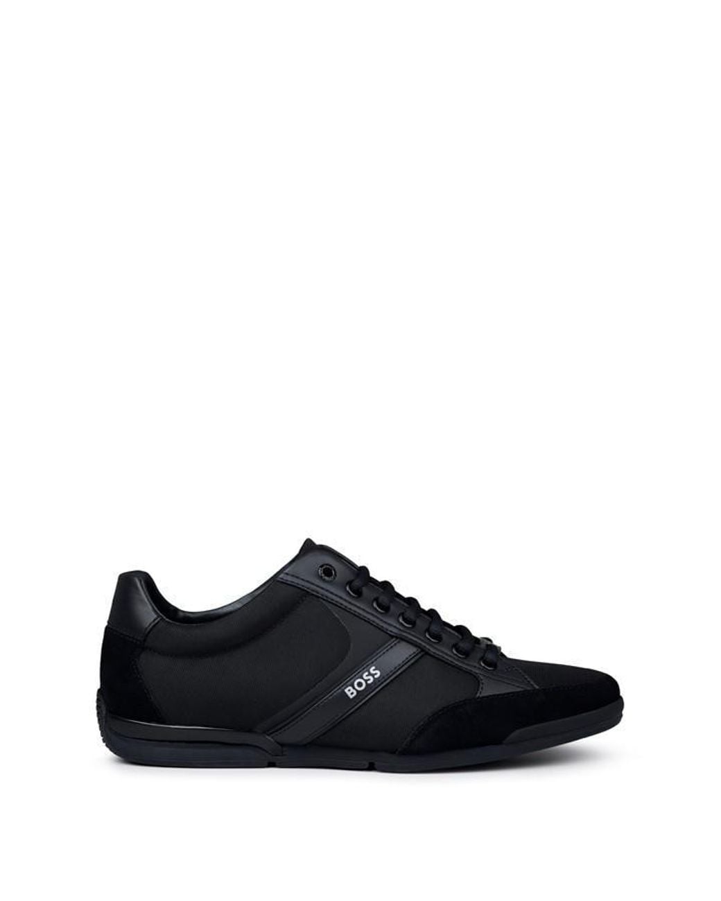Boss Blue Saturn Mesh Trainers for men