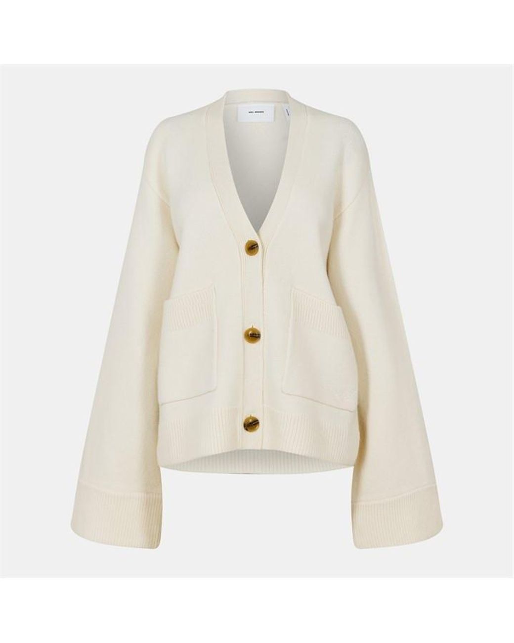Axel Arigato White Relaxed Cardigan