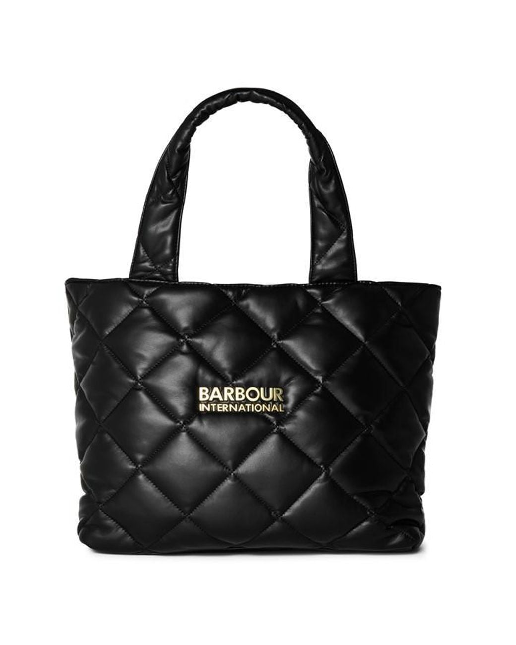 Barbour Black B.Int Sq Battersea T Ld64