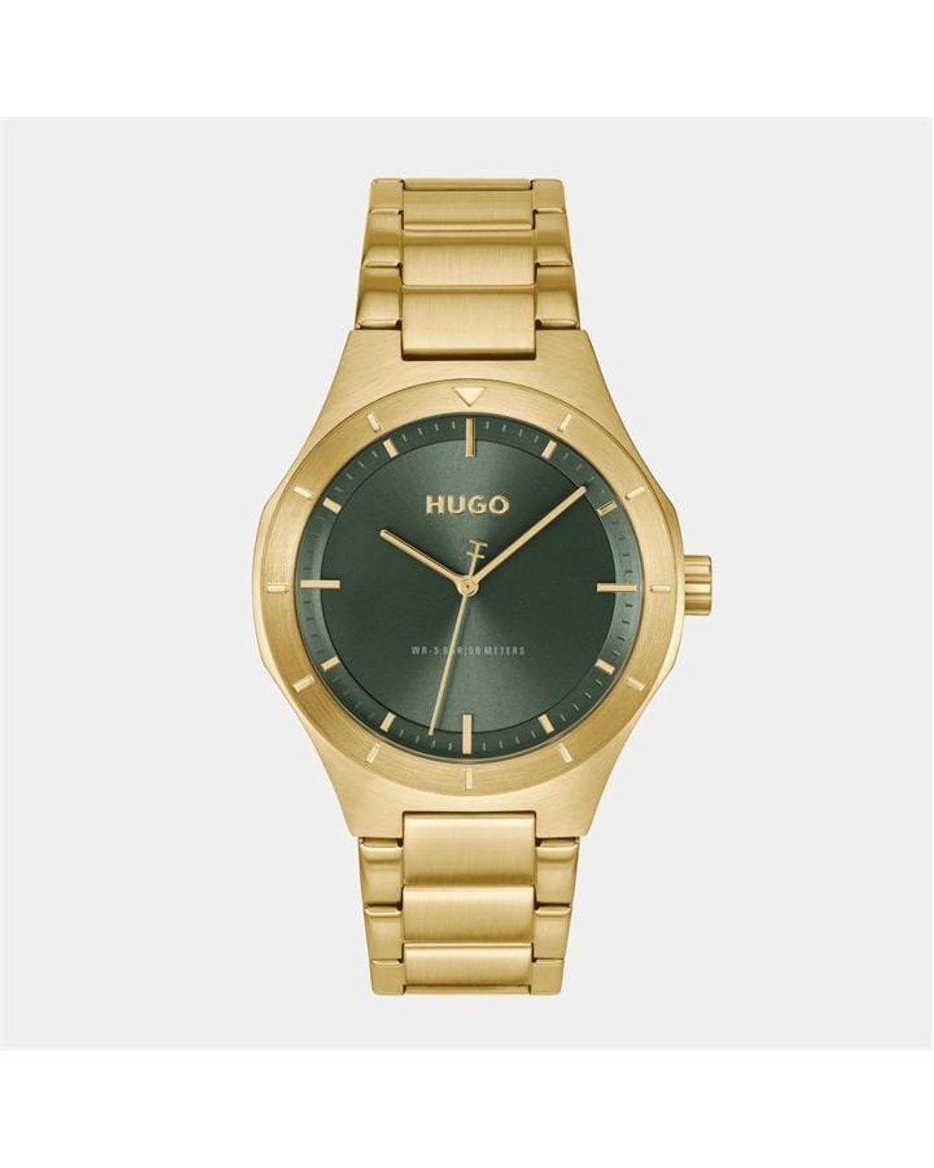 HUGO Metallic Gents #Lit Bracelet Watch for men