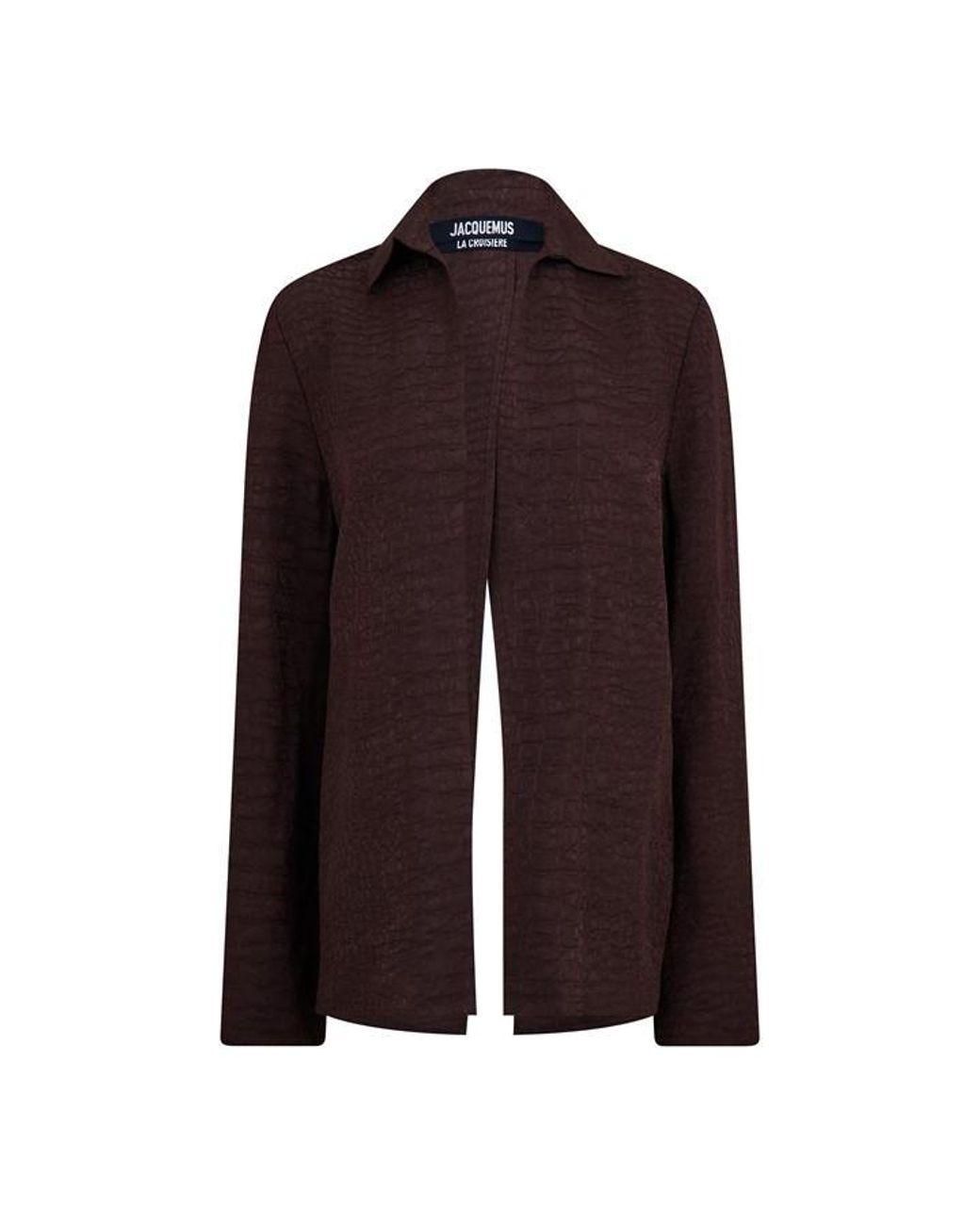 Jacquemus Brown The Notte Shirt