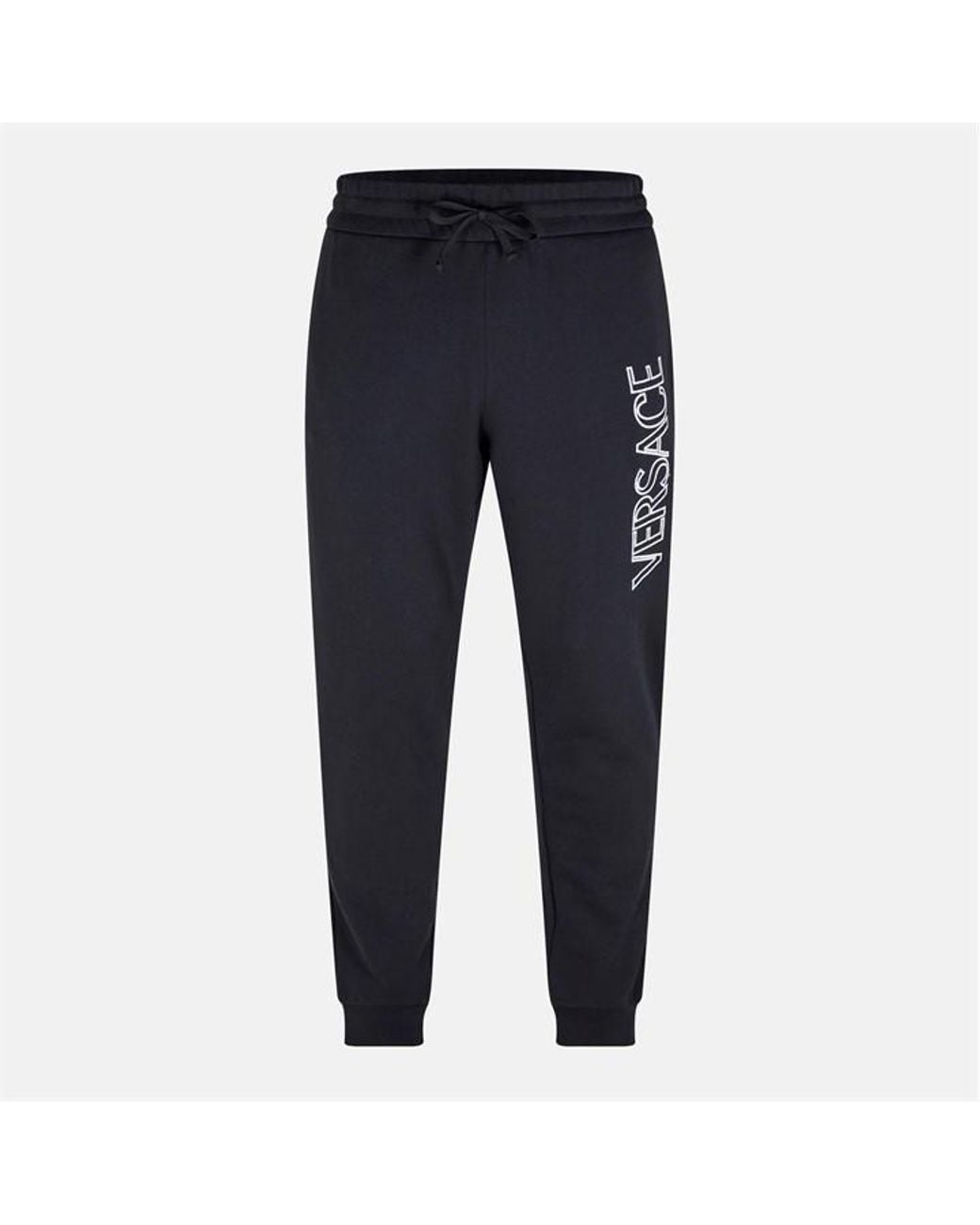 Versace Blue Embellished Jogging Bottoms for men