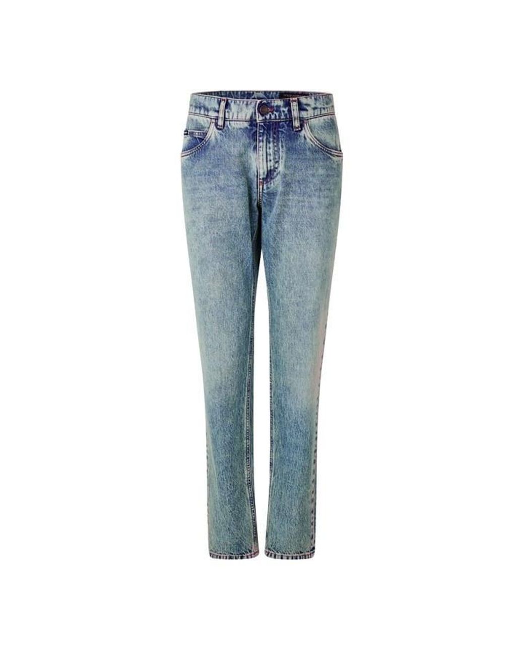 Dolce & Gabbana Blue Regular Fit Jeans for men