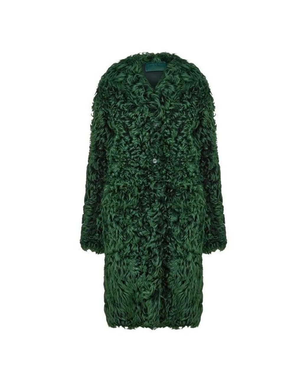 Prada Green Trench Coat Ld64