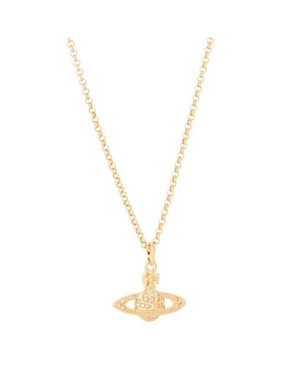 Vivienne Westwood Metallic Viv Min Orb Pendant Sn64 for men