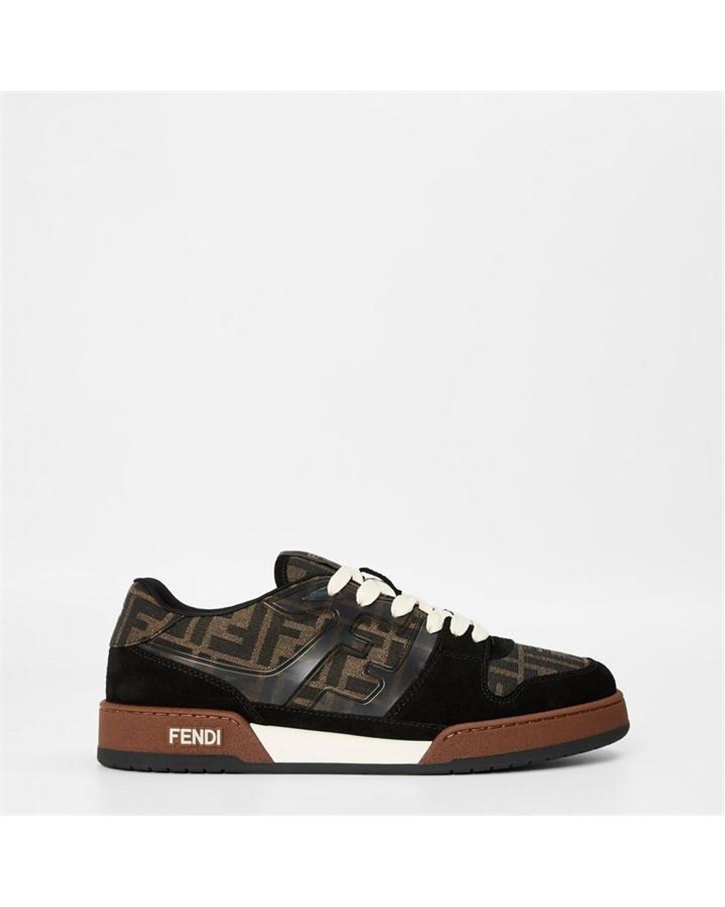 Fendi Black Match Sneakers for men