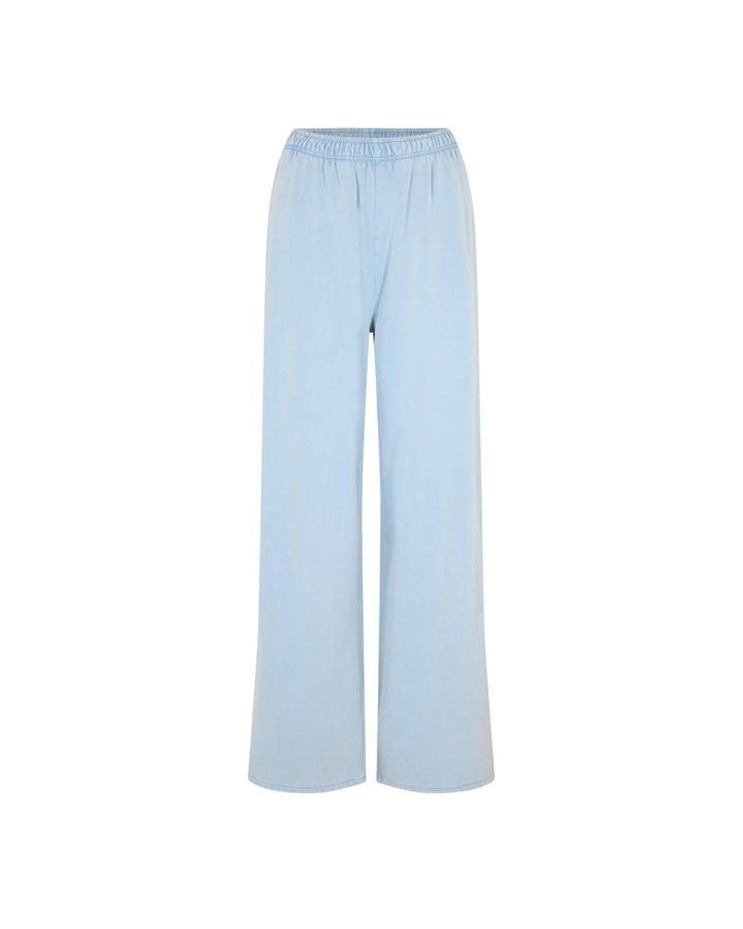 Acne Blue Felin Open Hem Fleece Joggers