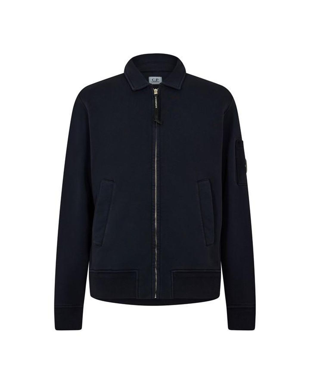 C P Company Blue Cp Full Zip Sweat Sn62 for men