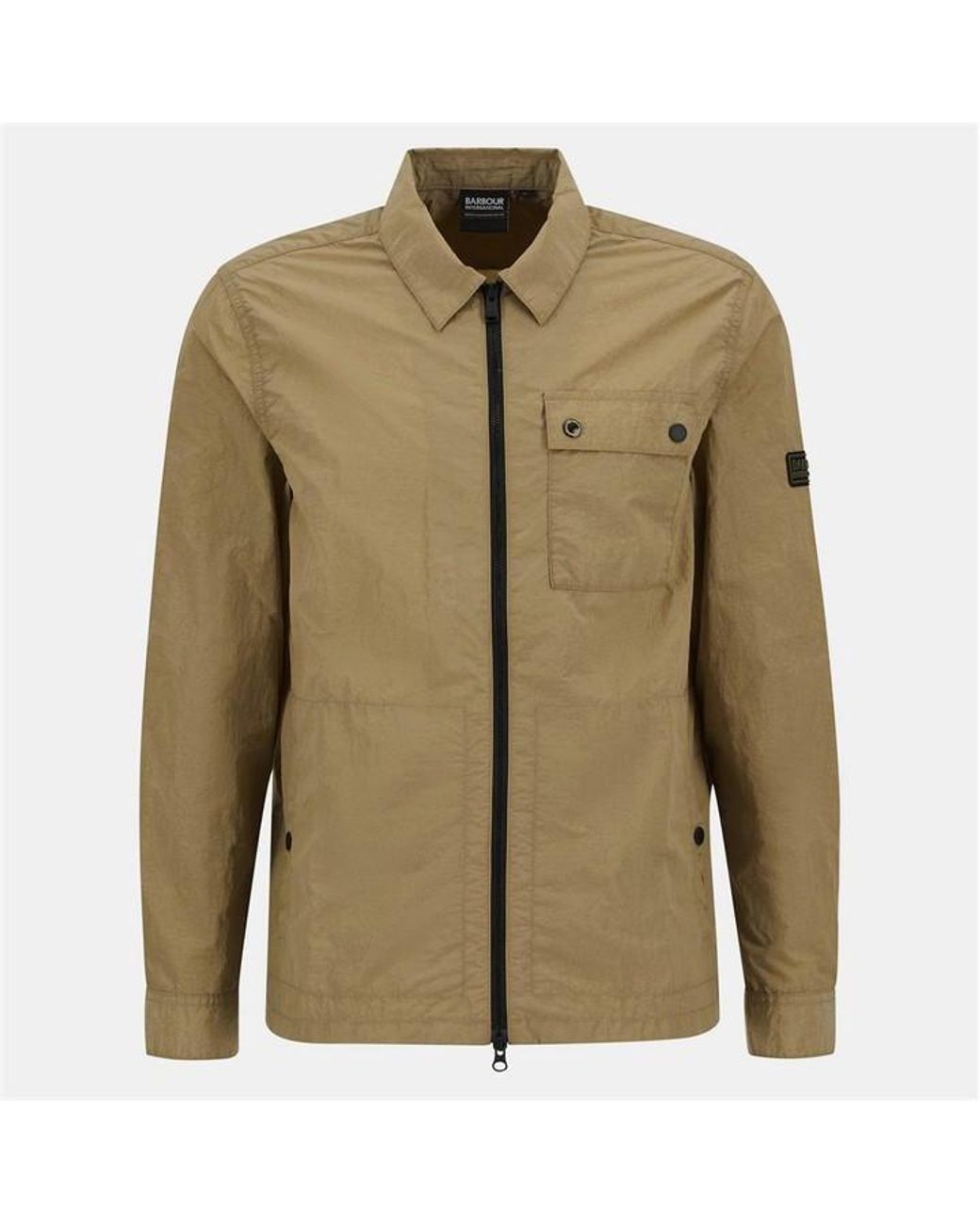 Barbour Green Overshirt for men