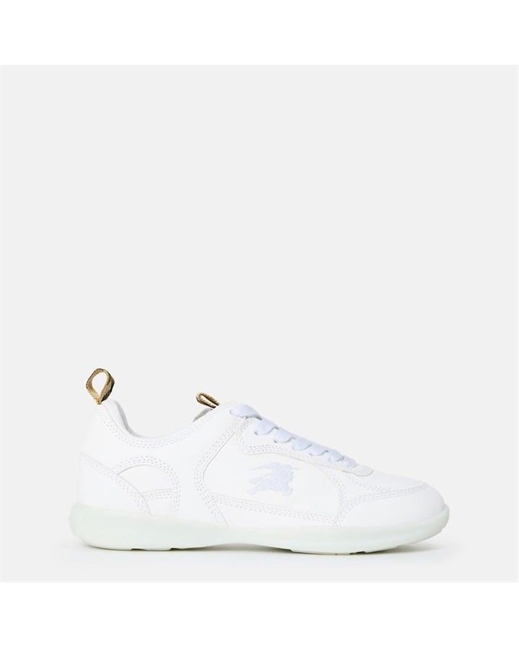 Burberry White Matrix Low-Top Trainers