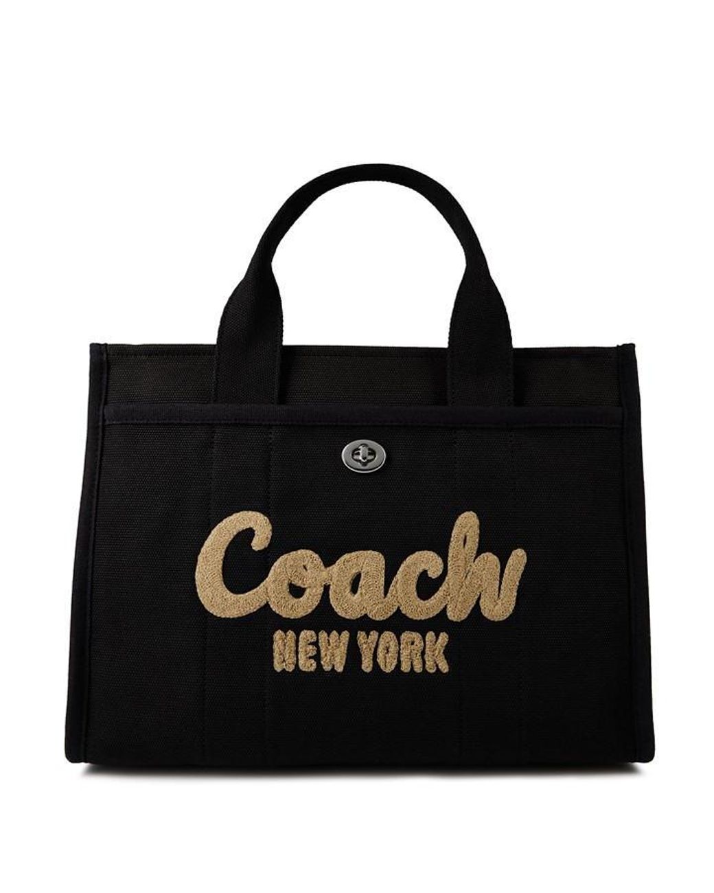 COACH Black Cargo Tote Bag 26