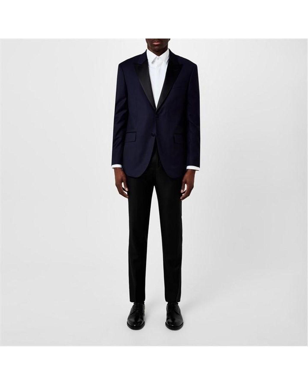 Richard James Black Rivulet Tuxedo Jacket for men