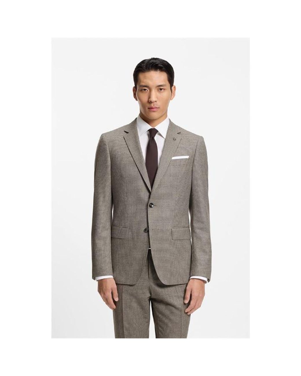 Boss Gray H Hutson Formal Jacket for men