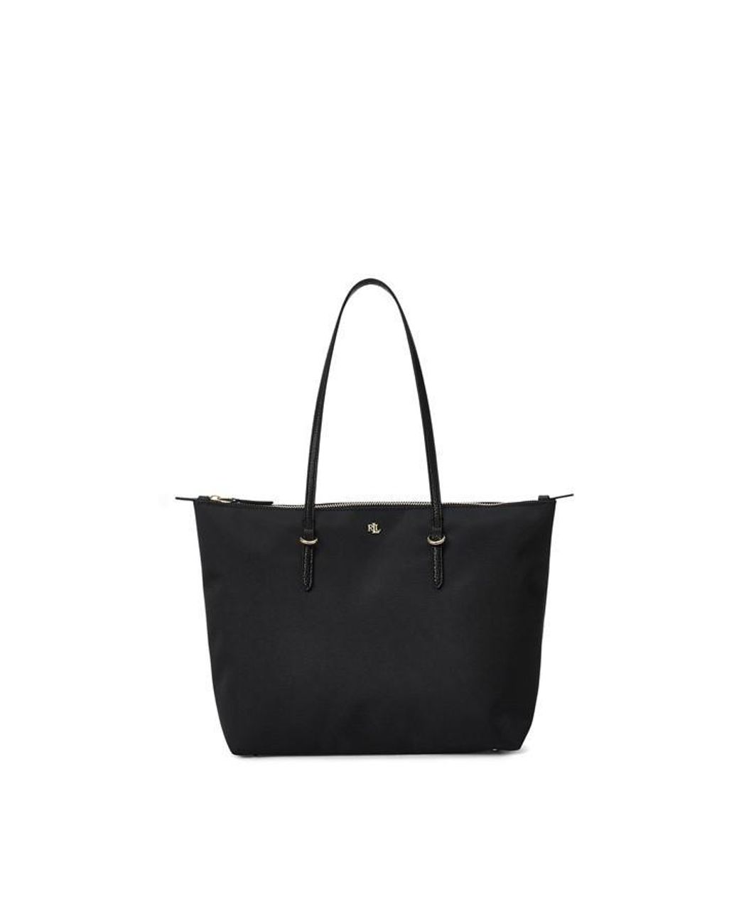 Ralph Lauren Black Medium Keaton Tote Bag