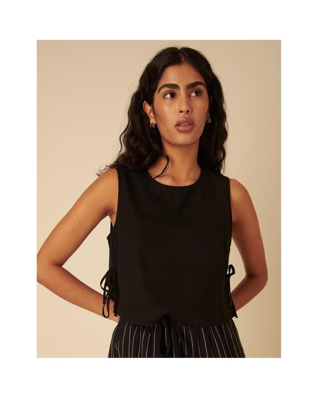 Nobody's Child Black Verity Crop Top
