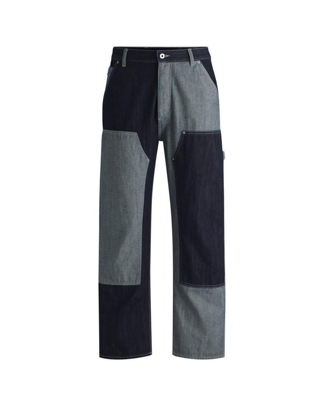 HUGO Blue Carpenter Straight Leg Jeans for men
