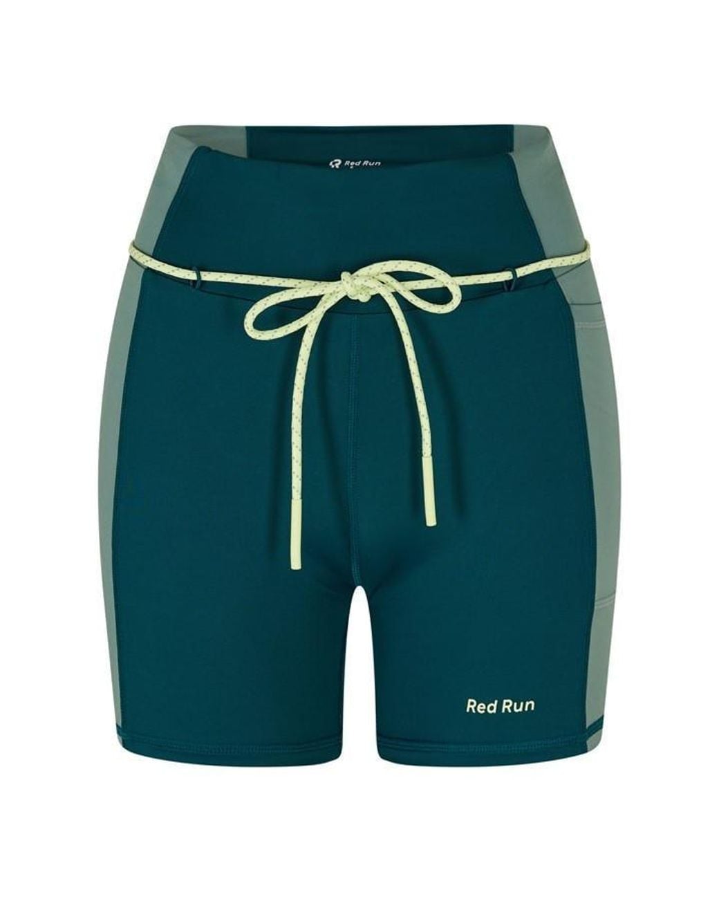 Red Run Green Skyline Cycling Shorts