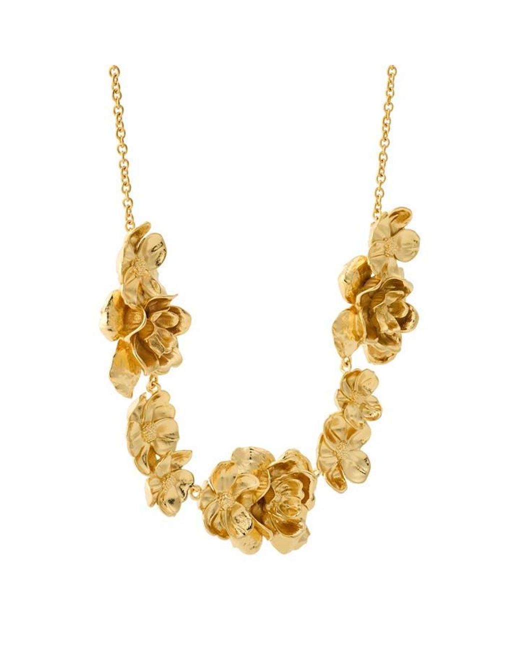 Chloé Metallic Statement Necklace