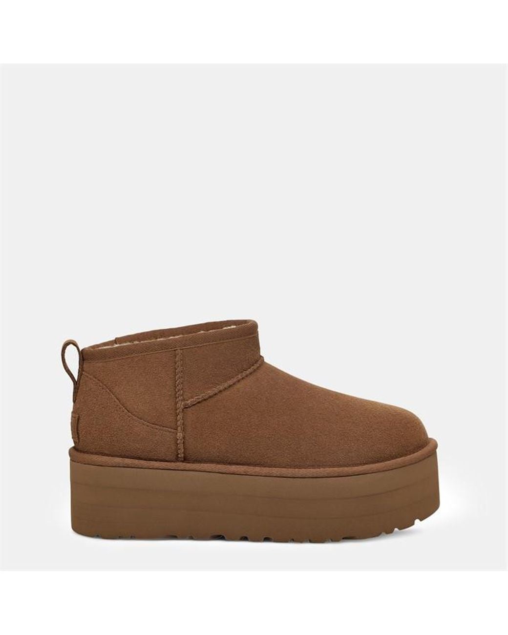 Ugg Brown Ultra Mini Platform Boots