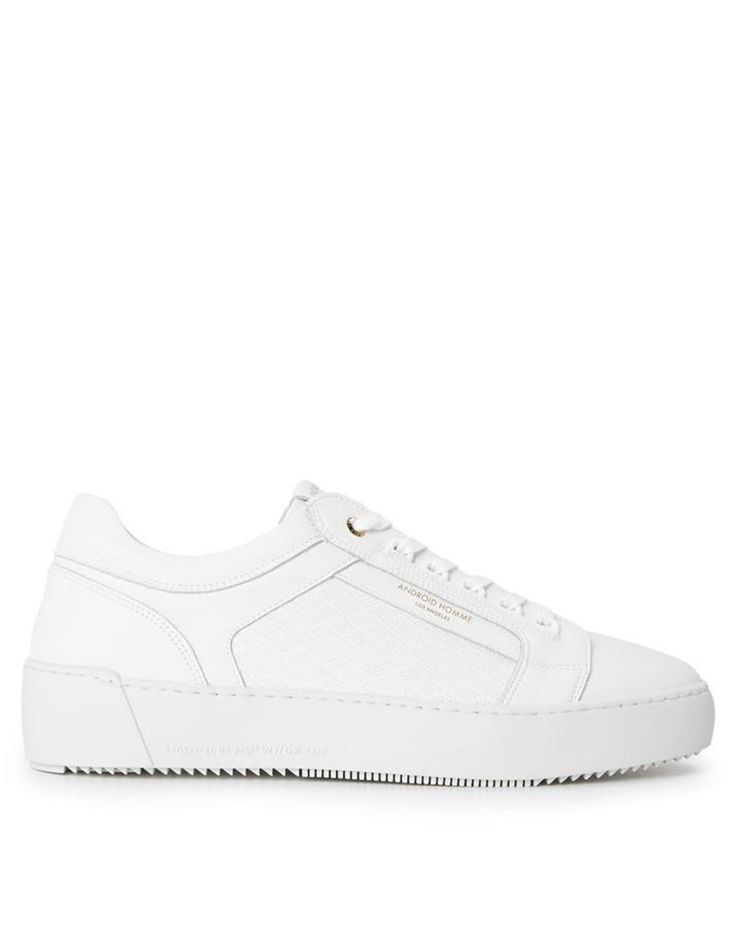 Android Homme White Venice Dperf Low-Top Trainers for men