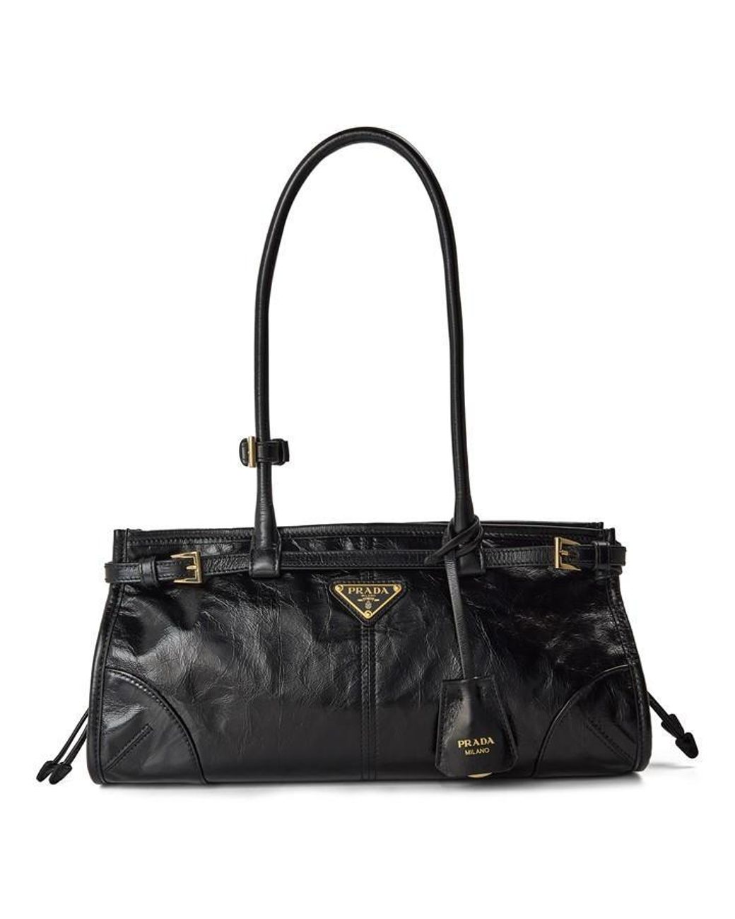 Prada Black Bonnie Top Handle Bag