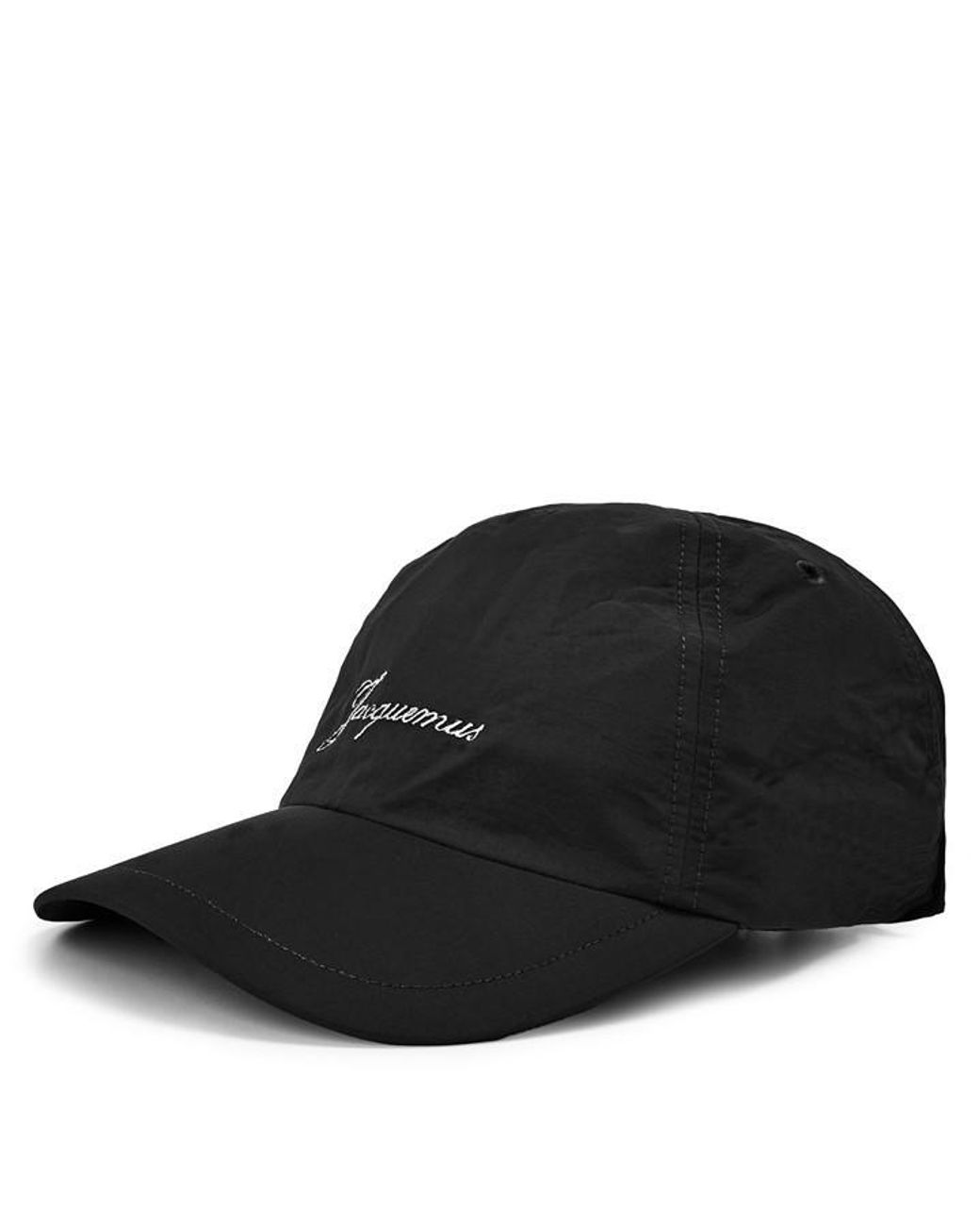 Jacquemus Black Baseball Cap for men