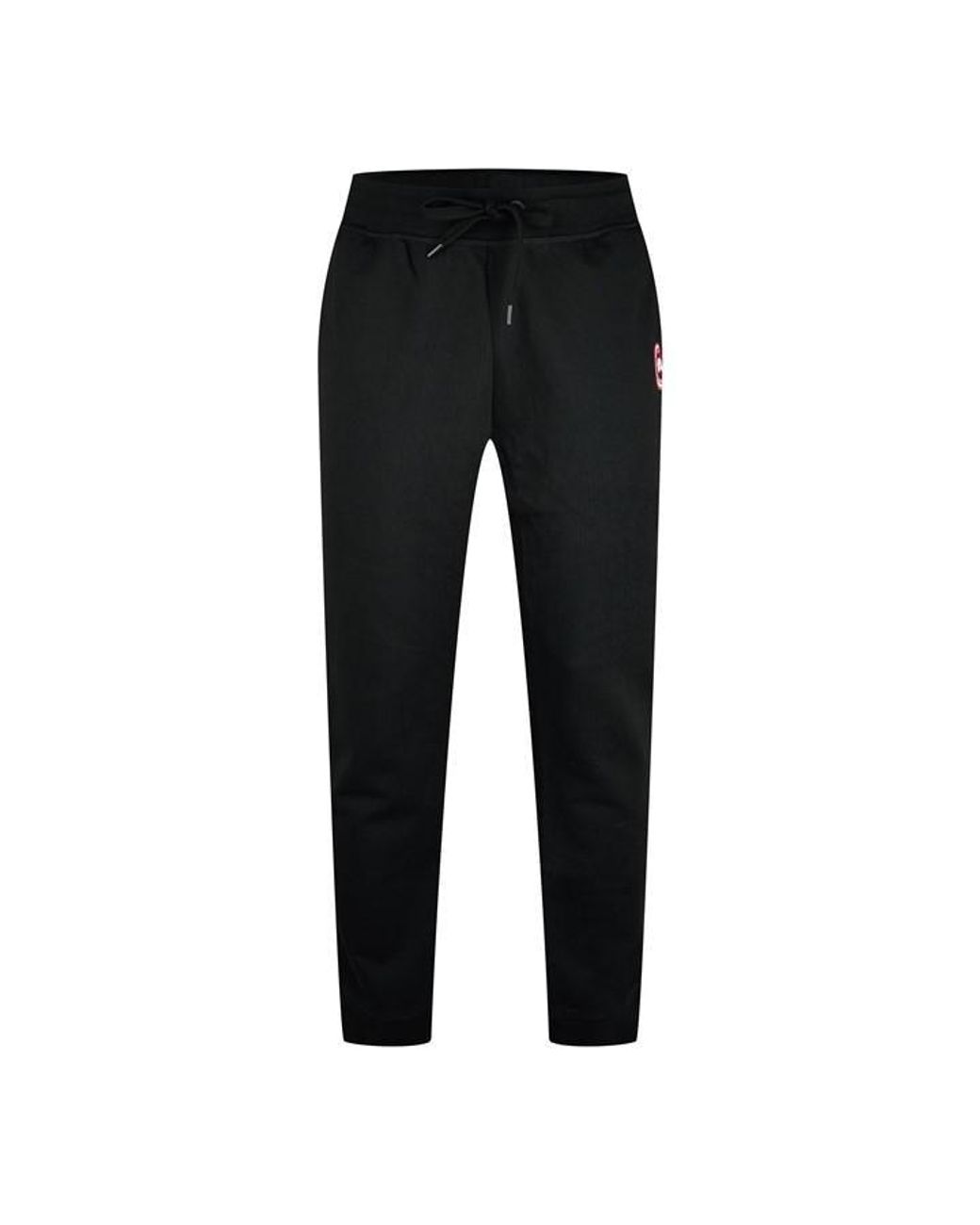 Canada Goose Blue Plain Cotton Jogging Bottoms for men