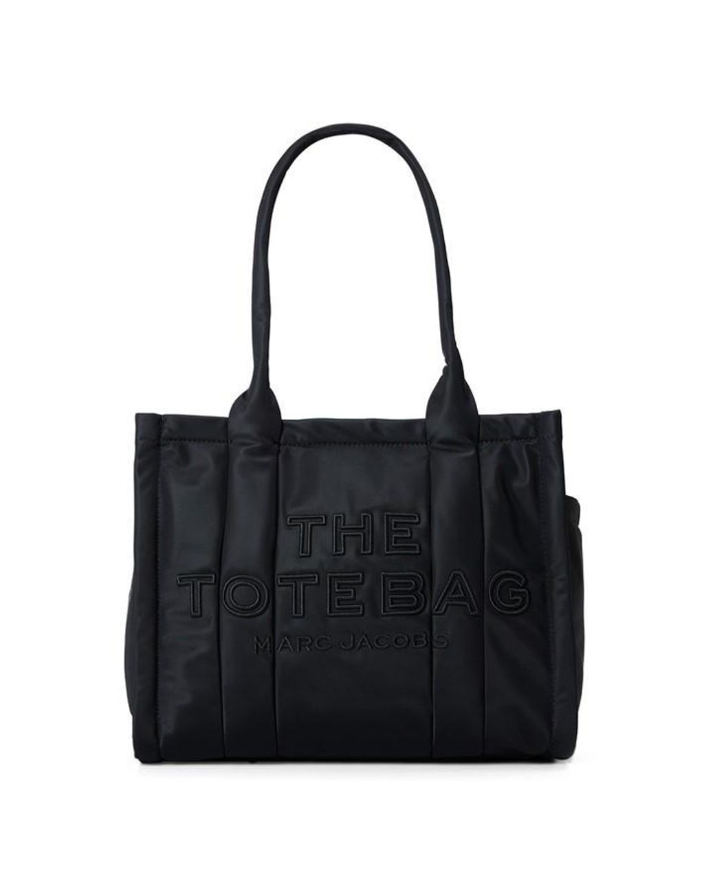Marc Jacobs Black Puffy Nylon Tote Bag