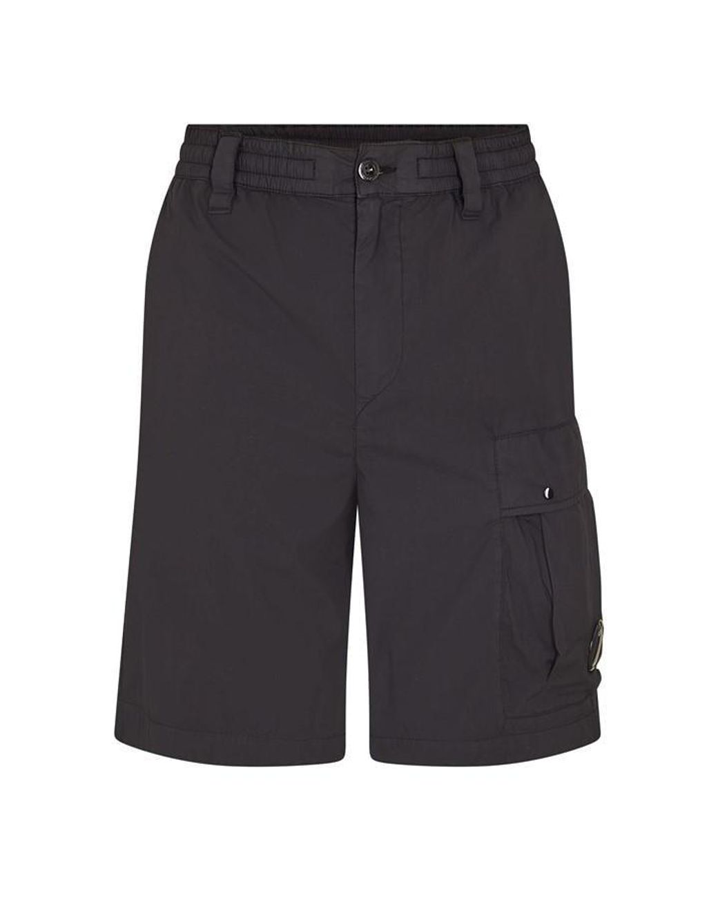 C P Company Gray Cargo Shorts for men
