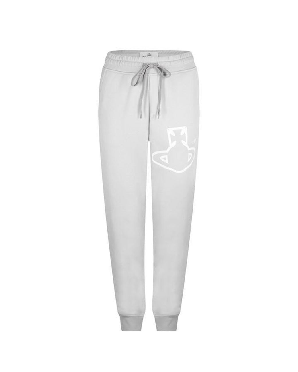Vivienne Westwood White Classic Orb Jogging Bottoms