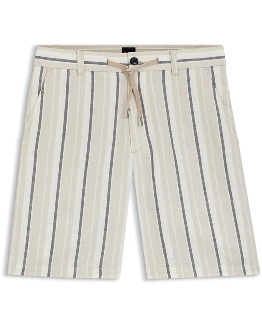 Boss Gray Striped Short for men