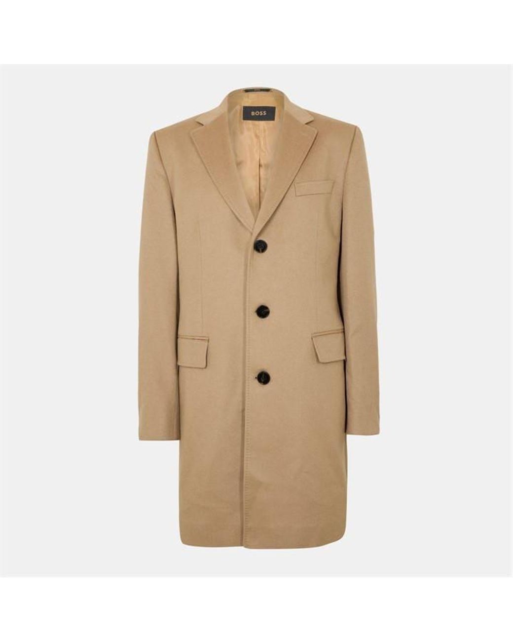 Boss Natural Hal Trench Coat for men