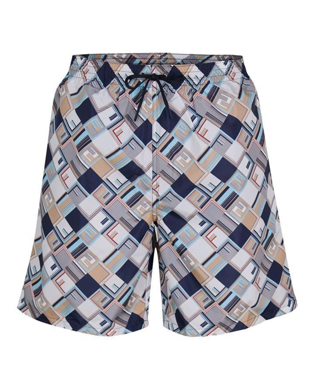 Fendi Blue Swim Shorts for men