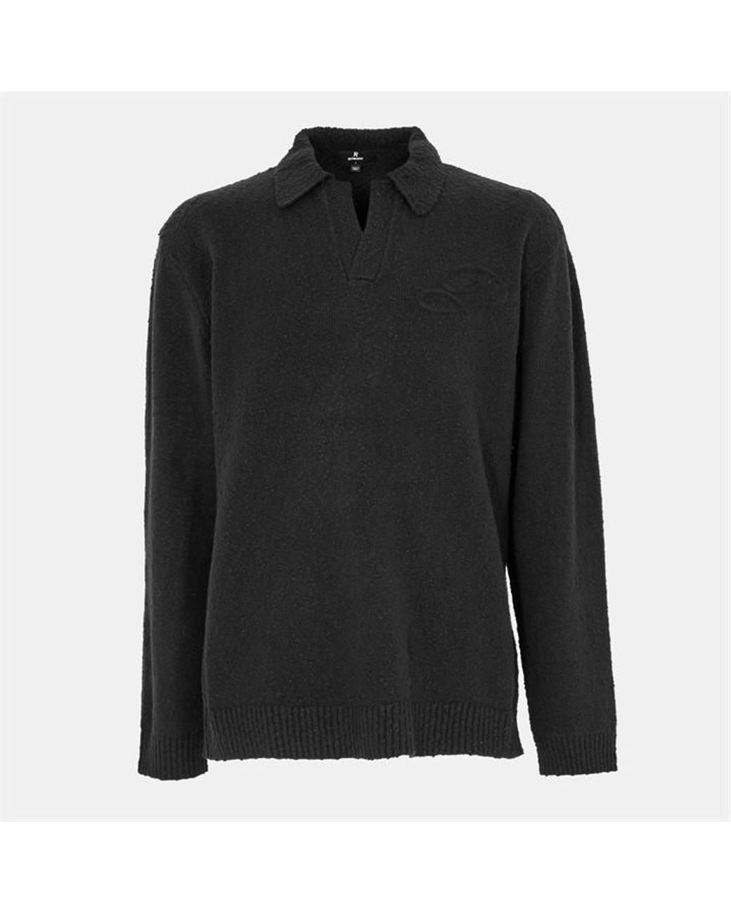 Represent Black Crew Neck Jumper for men