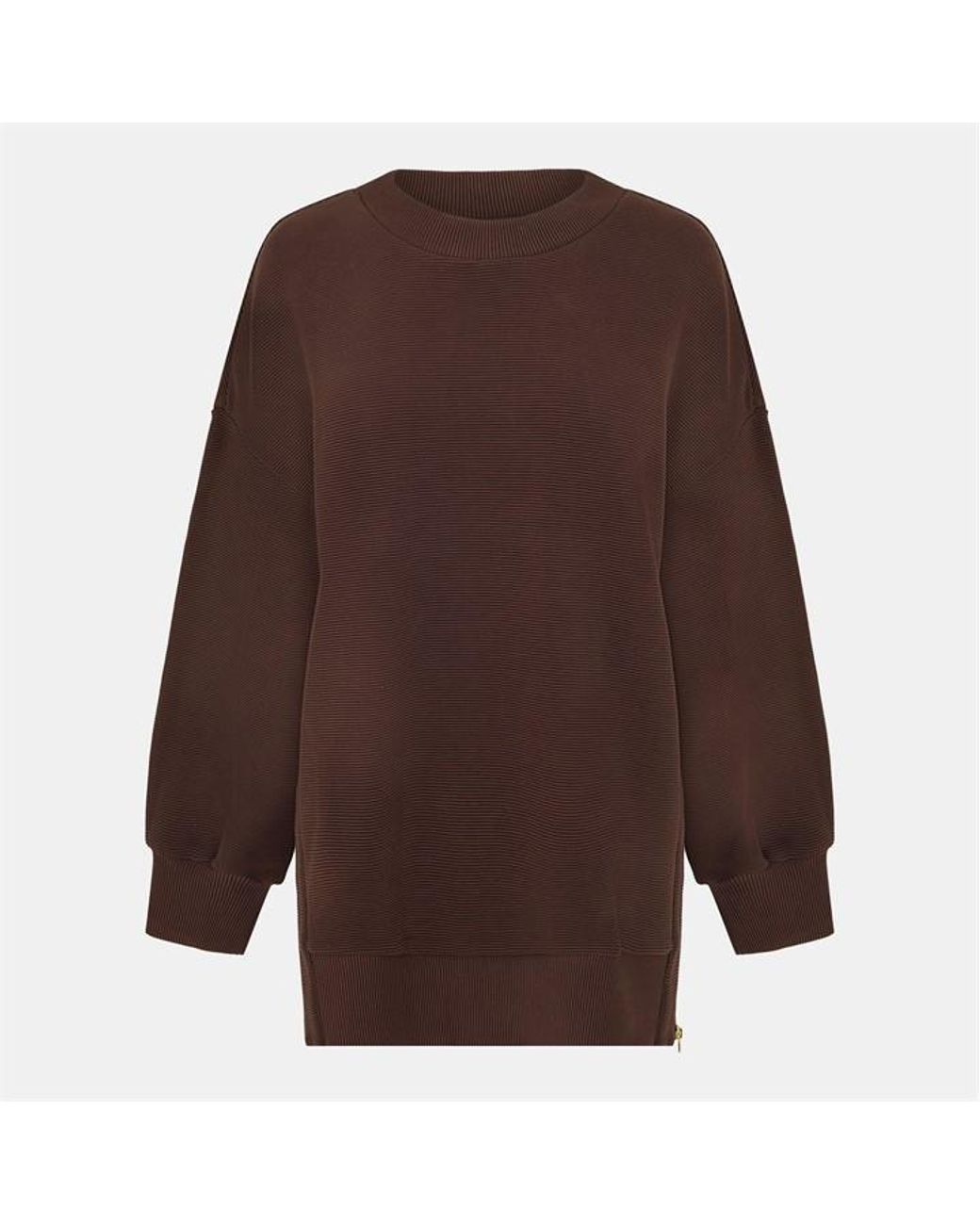 Varley Brown Mae Boyfriend Sweatshirt