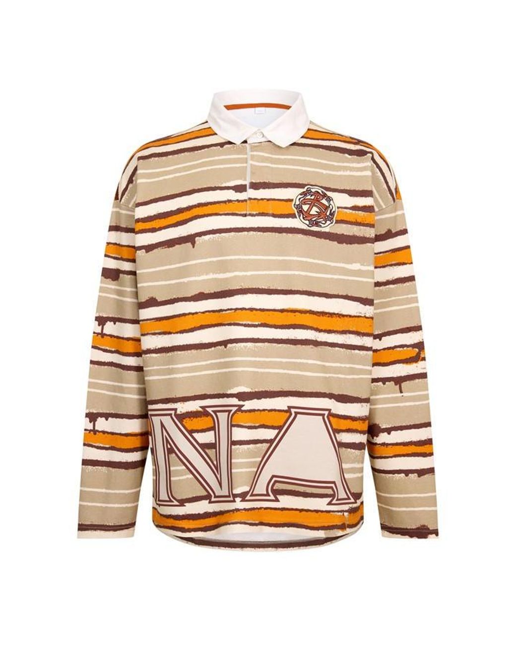 Napapijri Natural X Pdf Long Sleeve Rugby Shirt for men