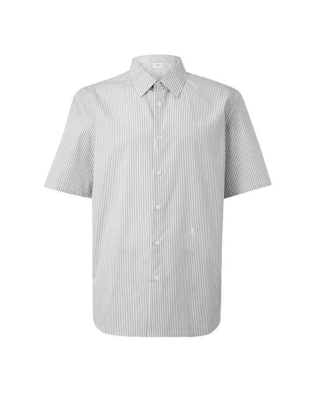 Saint Laurent Gray Saint Ss Cass Shirt Sn64 for men