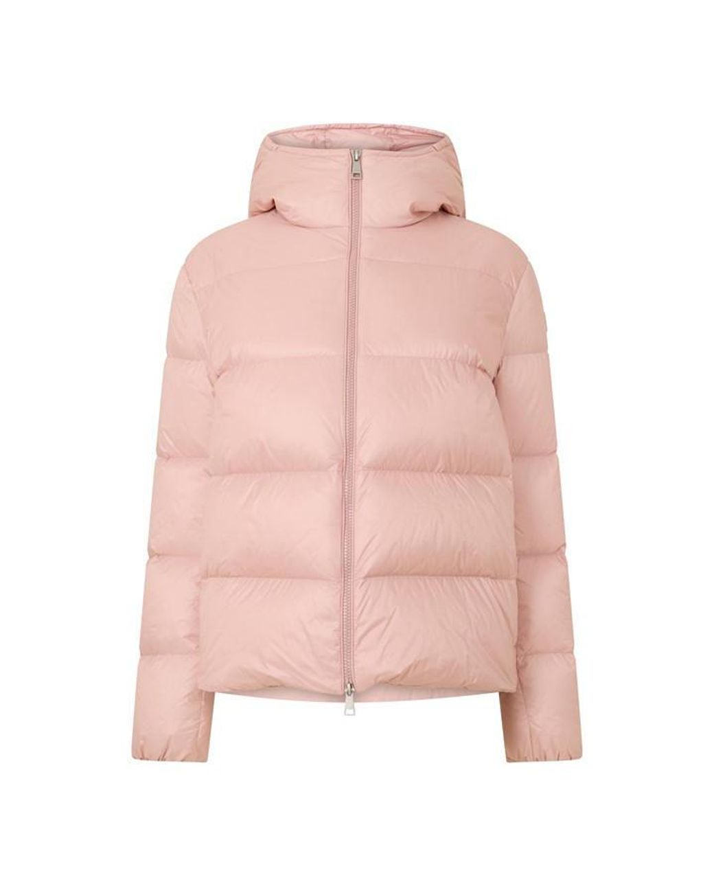 Moncler Pink Hooded Down Jacket