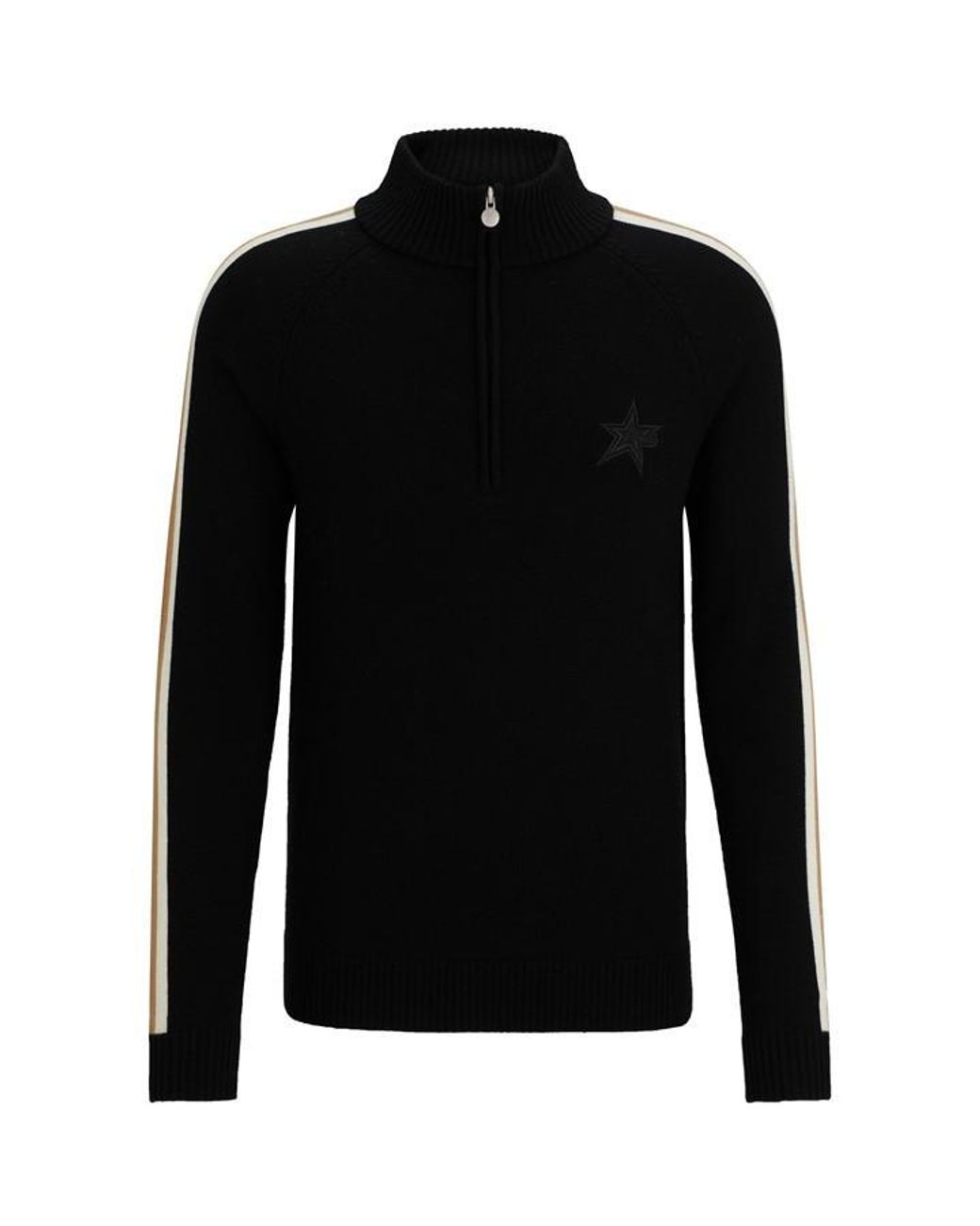 Boss Black Quarter-Zip Fleece for men