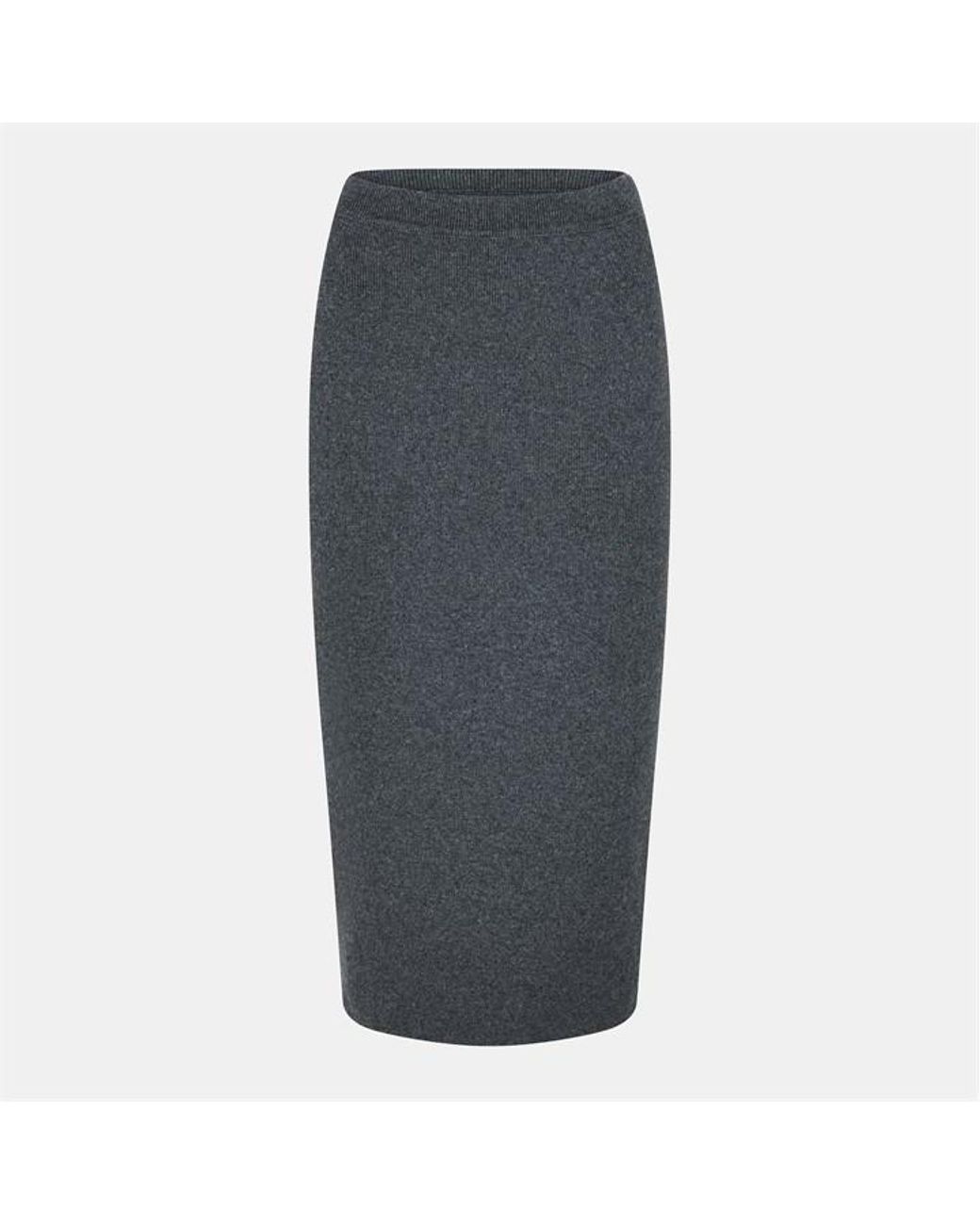 Tom Ford Gray Midi Skirt