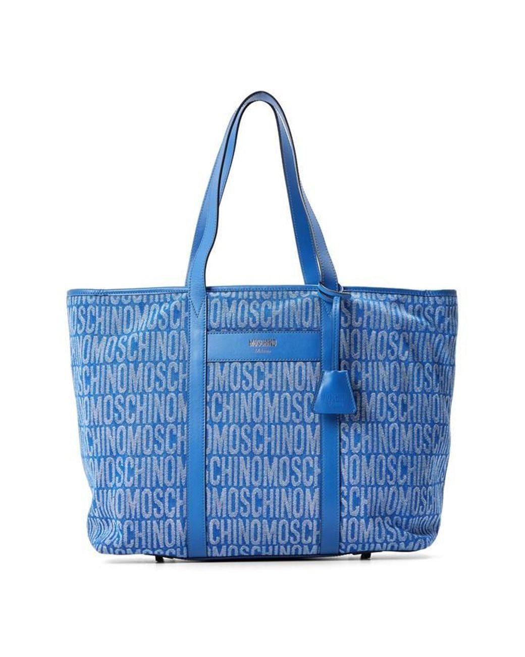 Moschino Blue Accessories Tote Bag