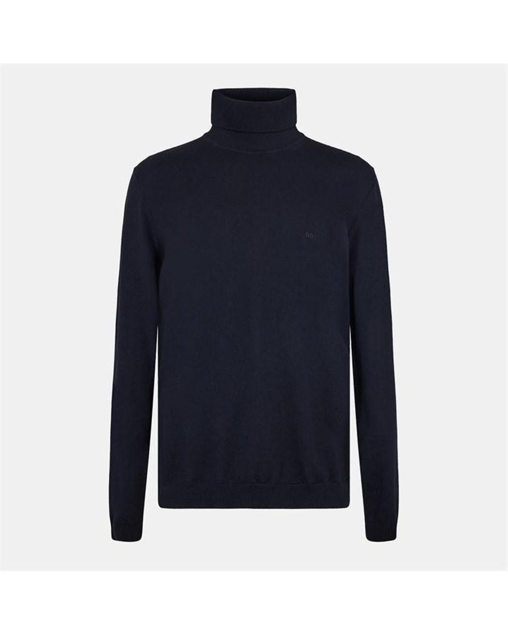 Boss Blue Baldebert E Turtle Neck Jumper for men