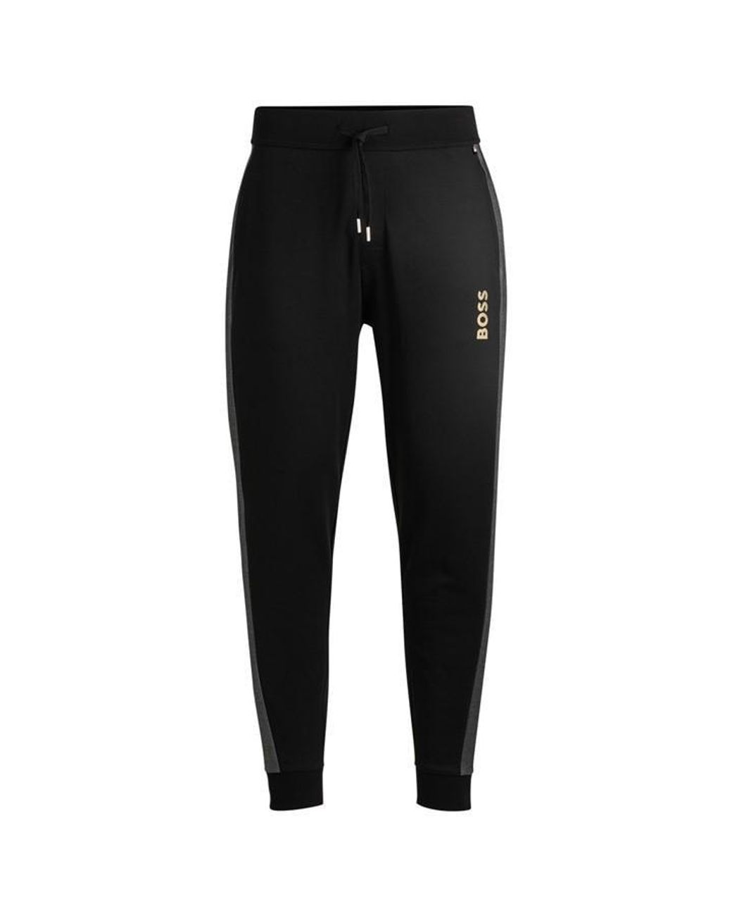 Boss Black Bodywear Closed Hem Fleece Tracksuit Joggers for men