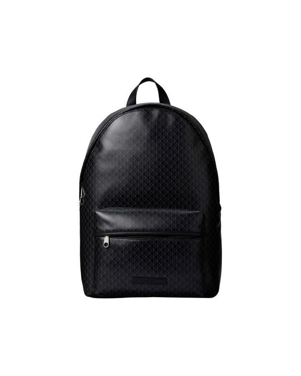 Calvin Klein Black Aop Coated Backpack for men