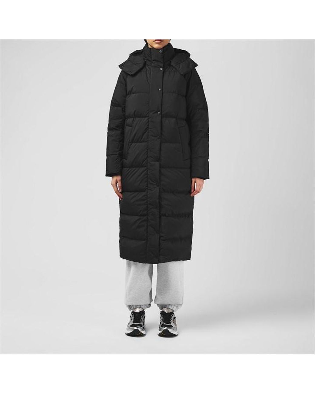 lululemon Wunder Puff Long Jacket in Black Lyst UK