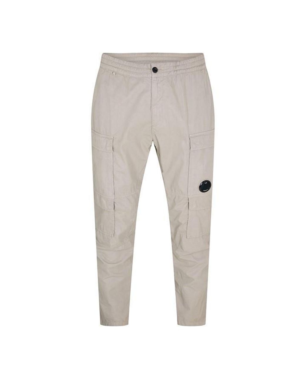 C P Company Natural Micro Reps Cargo Trousers for men