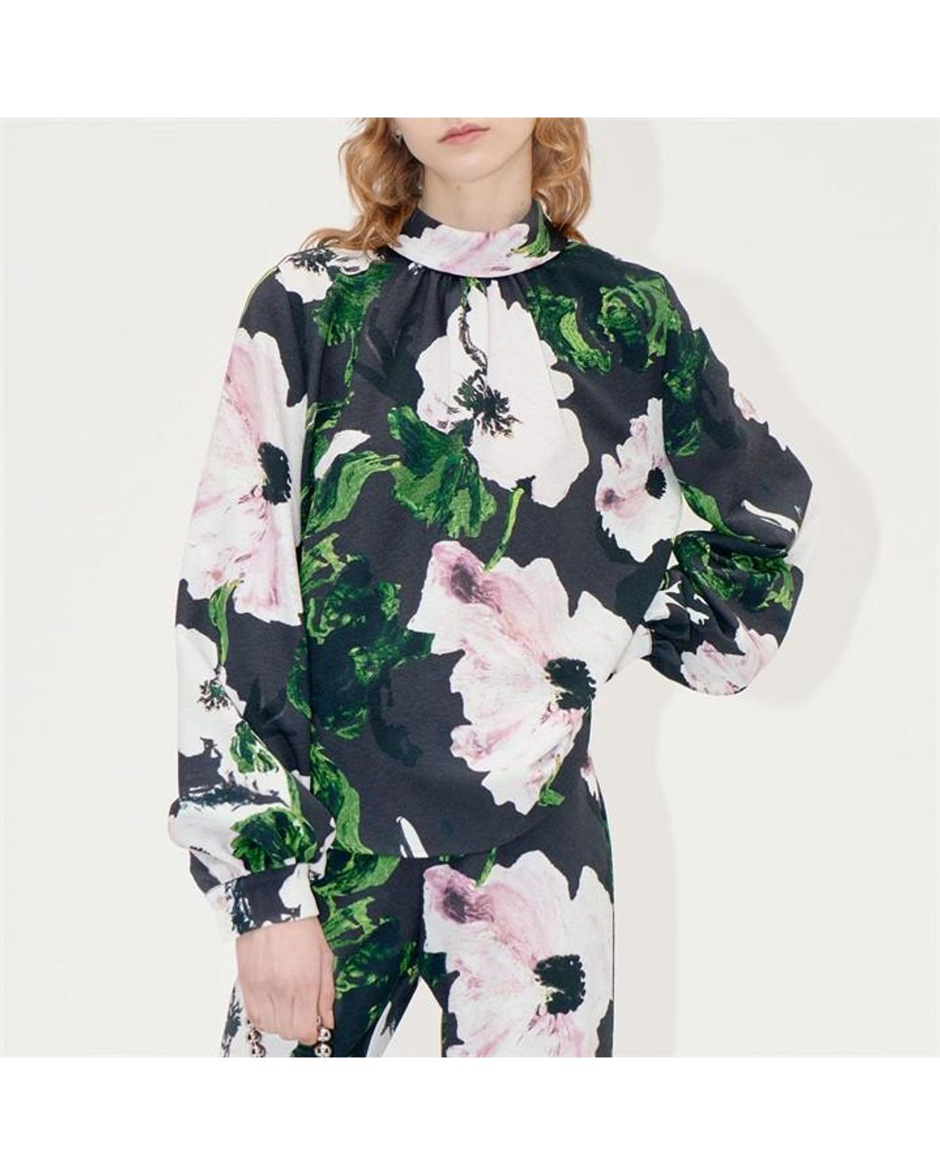 Stine Goya Green Long Sleeve Top