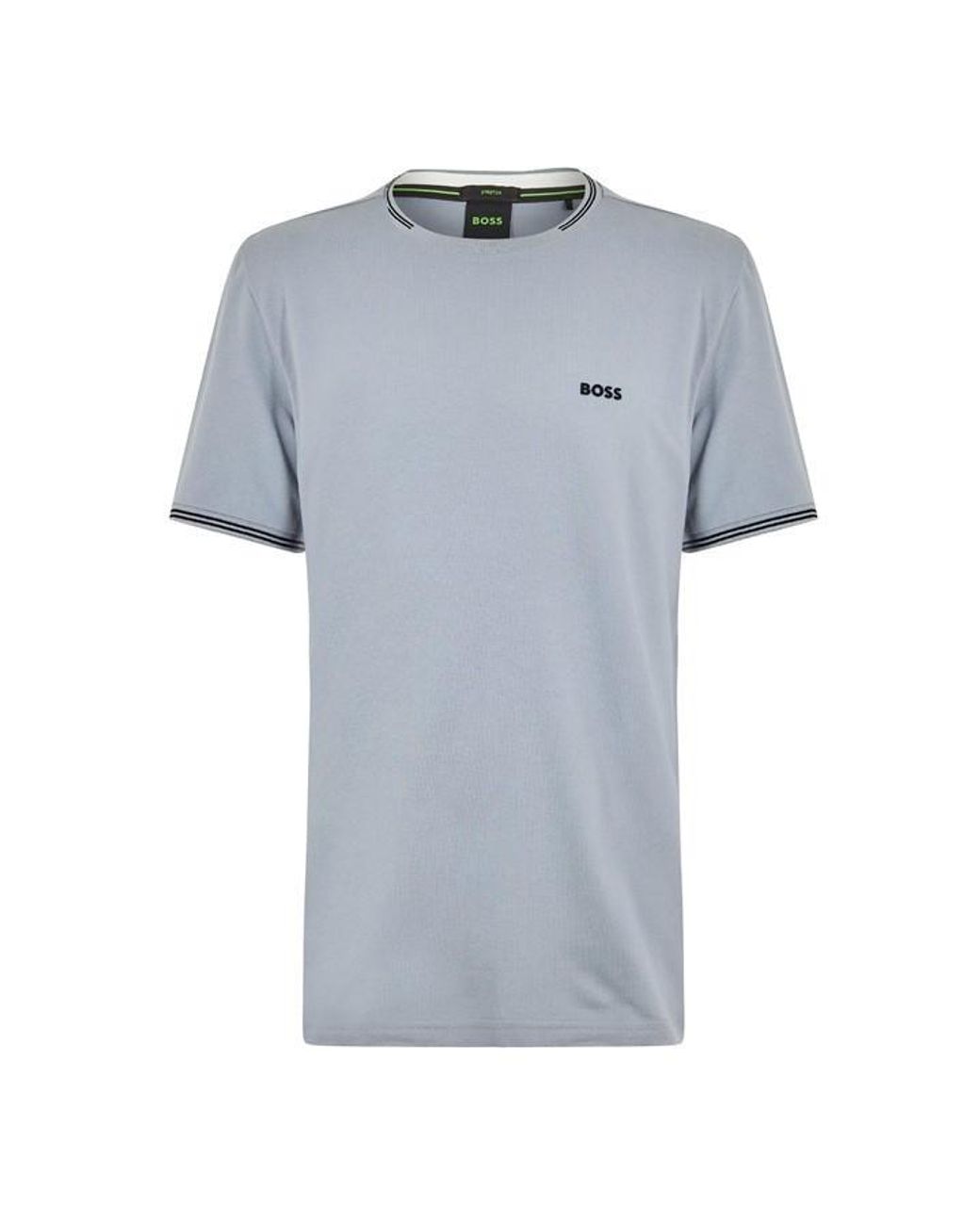 Boss Blue Short Sleeve T-Shirt With Logo Detail (Taul Regular Fit) for men
